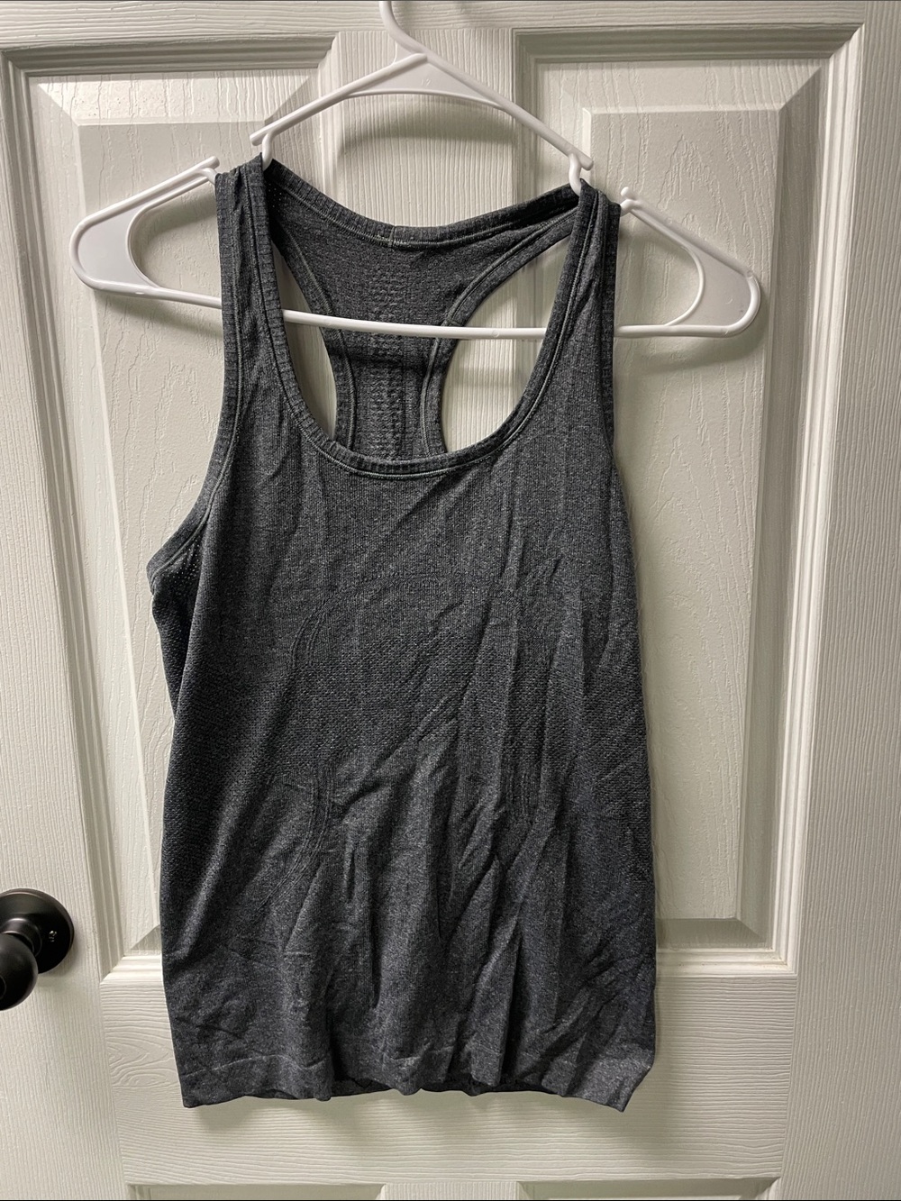 Lululemon Womens Charcoal Gray Racerback Tank Top